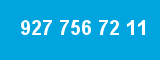 927 756 72 11 927 756 72 11